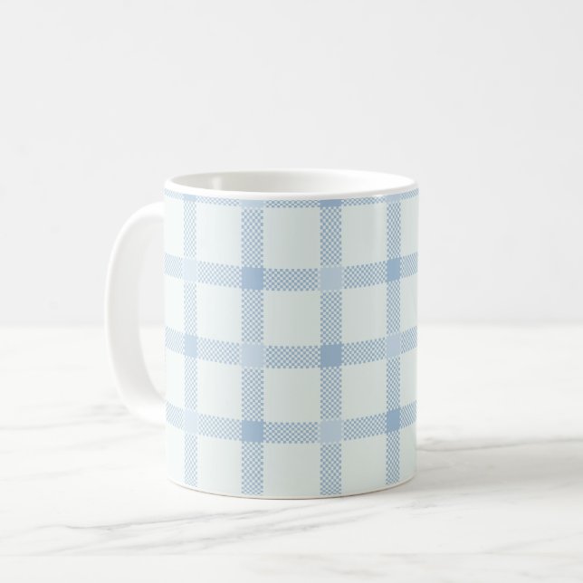 Caneca De Café Cartão azul claro - País francês (Frente Esquerda)