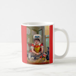 Caneca De Café Cartão comercial vitoriano para sabão Ivorine