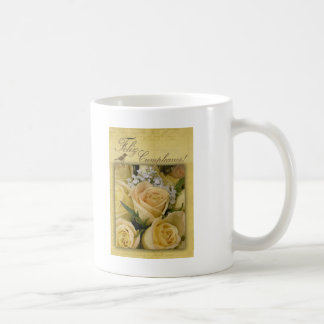 Caneca De Café Cartão de aniversário de Feliz Cumpleanos