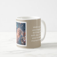 Cartão de Aniversário Feliz da Pedra Calma da Eleg