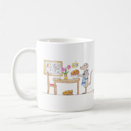 Caneca De Café Cartão de Boas Festas do Sr. Hiddle Cozinha Peru