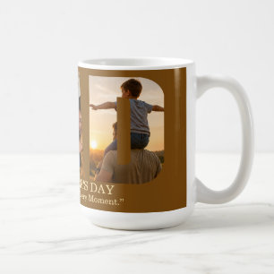 Caneca De Café Cartão de Colagem de Fotos Personalizado do Dia do