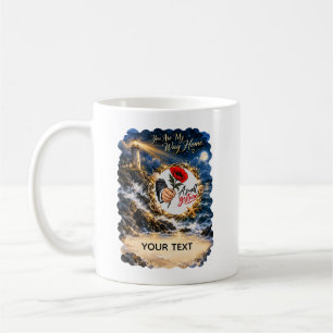 Caneca De Café Cartão de Foto do Farol Romântico