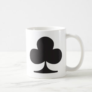 Caneca De Café Cartão de jogo do terno do clube do póquer