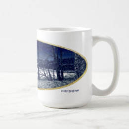 Caneca De Café Cartão de Natal Creek II Mug