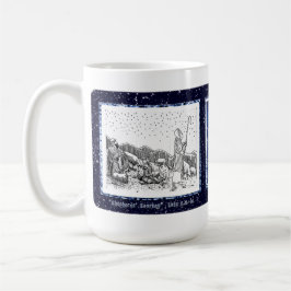Caneca De Café Cartão de Natal "Shepherds" Mug