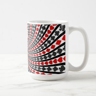 Caneca De Café Cartão de Poker Ajusta-se à Espiral: Mug De Caf