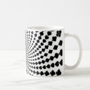 Caneca De Café Cartão de Poker Ajusta-se à Espiral: Mug De Caf