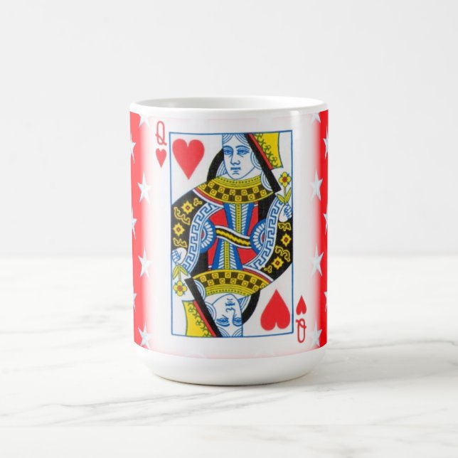 CANECA DE CAFÉ CARTÃO DE RAINHA (Centro)