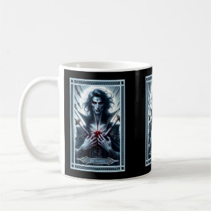 Caneca De Café Cartão de Tarô Vampiro