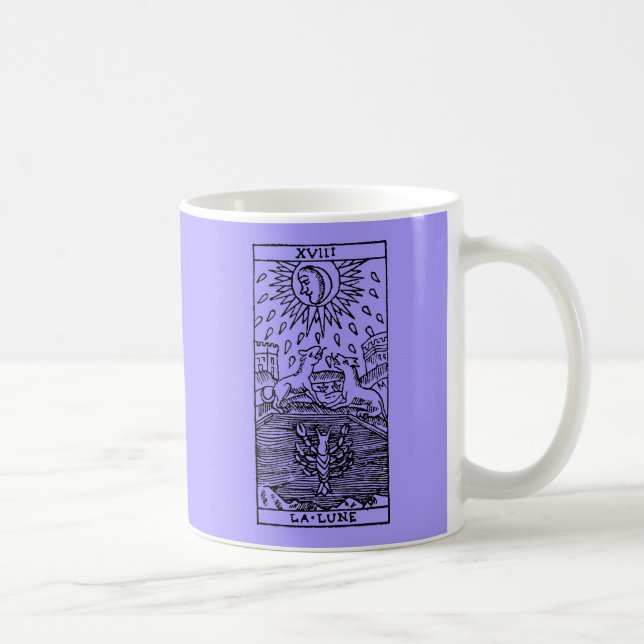 Caneca De Café Cartão de Tarot: A lua (Direita)