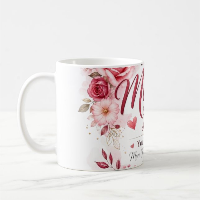 Caneca De Café Cartão do Dia das Mães (Esquerda)