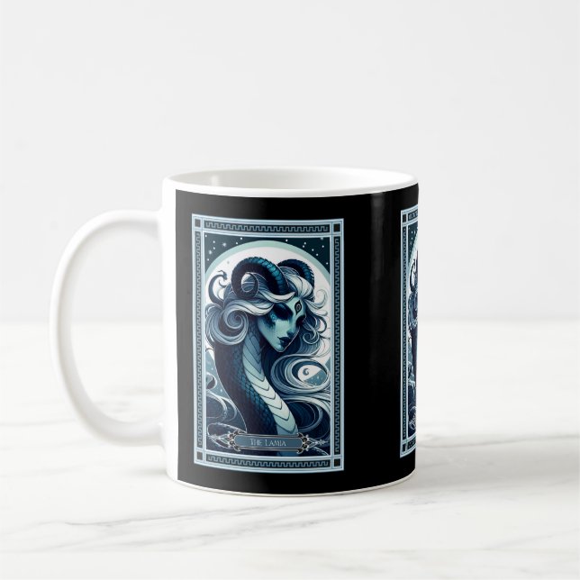 Caneca De Café Cartão Lamia Tarot (Esquerda)
