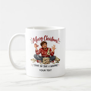 Caneca De Café Cartão Personalizado de Presente de Natal Divertid