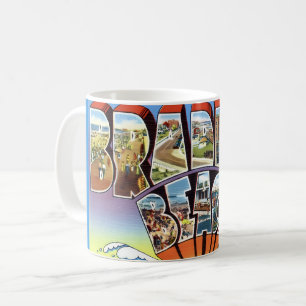 Caneca De Café Cartão postal de Bradley Beach NJ
