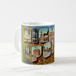 Caneca De Café Cartão postal de High Point Carolina do Norte