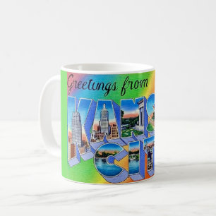 Caneca De Café Cartão postal de Kansas City MO