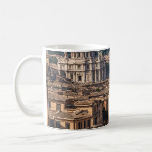 Caneca De Café Cartão postal de Roma (Roma d)