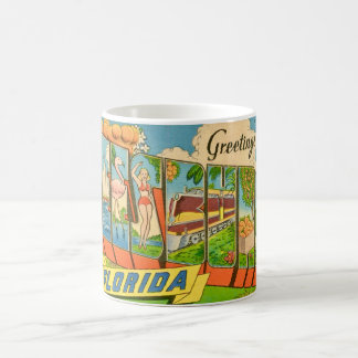 Caneca De Café Cartão postal de saudações de Leesburg Florida