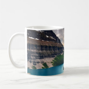 Caneca De Café Cartão postal do Glacier National Park USA (geleir