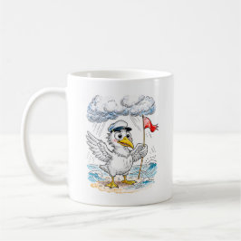 Caneca De Café Cartão Postal do Posto de Verificação do Vento na 