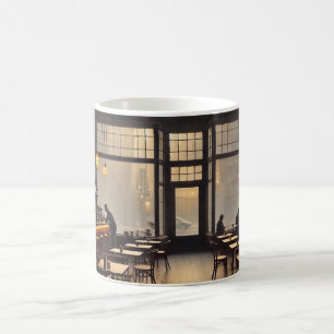 Caneca De Café Cartão-postal Moody Café em São Francisco Mug