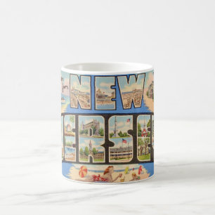 Caneca De Café Cartão-postal New Jersey