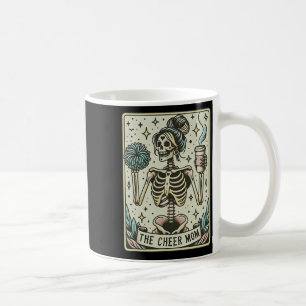 Caneca De Café Cartão Tarot de Mãe de Torcida Esqueleto Vintage E