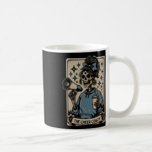 Caneca De Café Cartão Tarot de Treinador de Cheer Divertido Esque