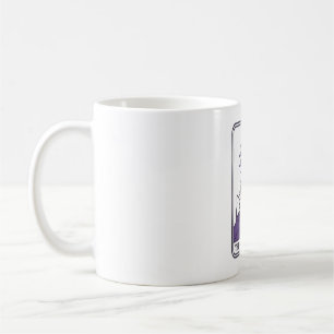 Caneca De Café Cartão Tarot do Pensador Excessivo Humor Ansiedade