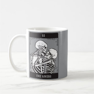 Caneca De Café Cartão Tarot dos Amantes Vintage Dia dos Namorados