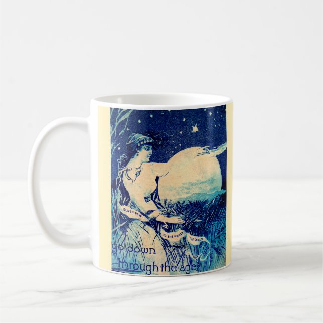 Caneca De Café Cartão vitoriano Oliver Chilled Plow (Esquerda)