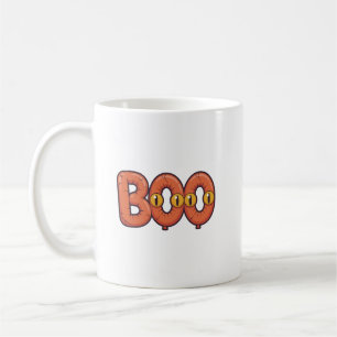 Caneca De Café Cartas Assustadoras de Halloween Boo com Olhos Ass