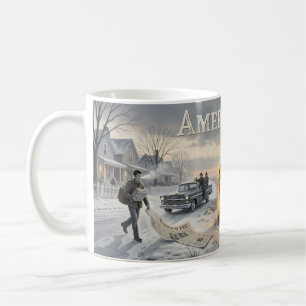 Caneca De Café Cartaz da Estrada da Nostalgia do American Pie