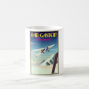 Caneca De Café Cartaz de esqui em Bad Gastein Áustria