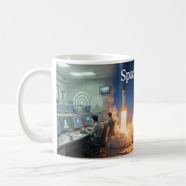 Caneca De Café Cartaz de Lançamento Cósmico Space Oddity (Esquerda)