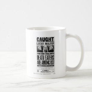 Caneca De Café Cartaz de Procurado de Lucius Malfoy