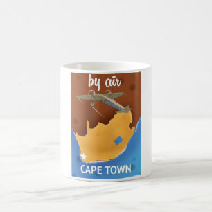 Caneca De Café Cartaz de viagem Cidade do Cabo sul da África