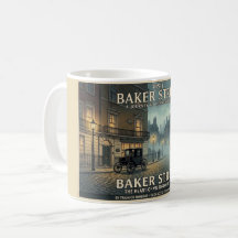 Cartaz de Viagem da Baker Street Vintage Londres