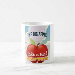Caneca De Café Cartaz de viagem da Grande Maçã de Nova York