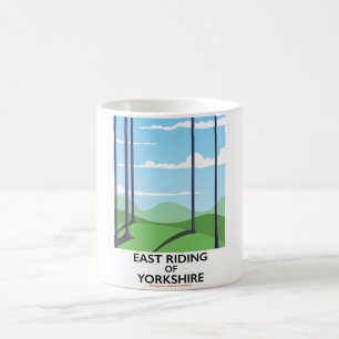 Caneca De Café Cartaz de viagem East Riding of Yorkshire