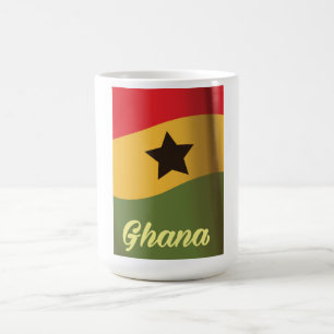 Caneca De Café Cartaz de viagem estilo vintage da bandeira nacion