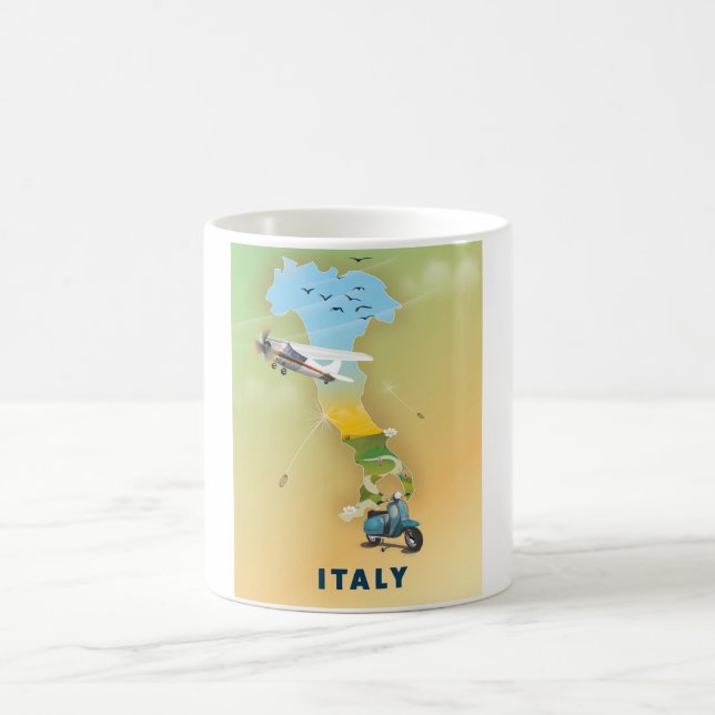 Caneca De Café Cartaz de viagem Itália (Centro)