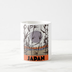 Caneca De Café cartaz de viagem Japão