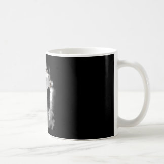 Caneca De Café Cartaz do dia das mães com mãos de coração fantasm
