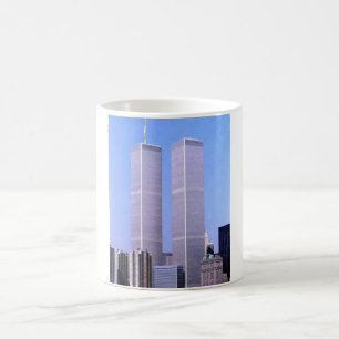 Caneca De Café Cartaz do World Trade Center Twin Towers Vintage N