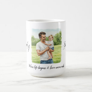 Caneca De Café Cartaz Personalizado de Família