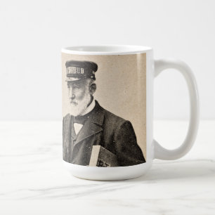 Caneca De Café Carteiro romântico da Vintage