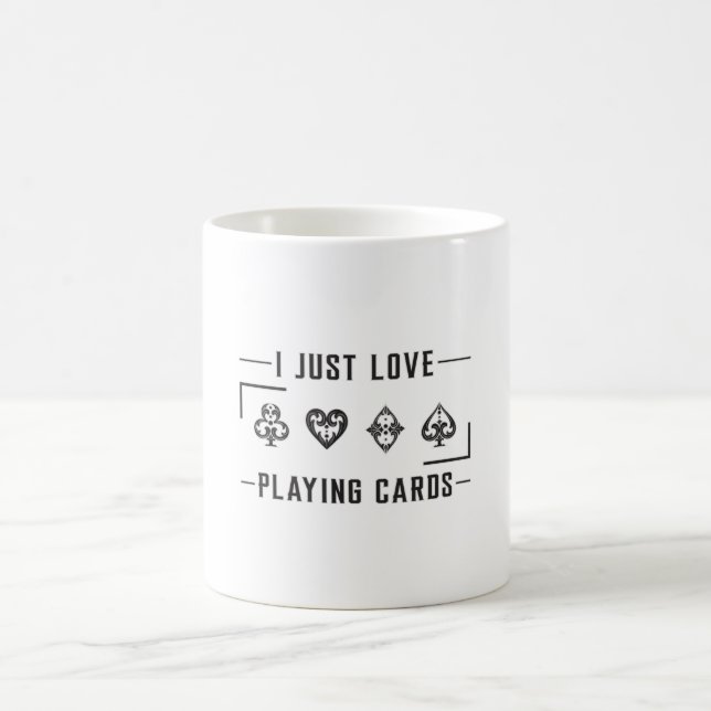 Caneca De Café Cartões Cartão Casino Jogando Dia Ace Pôquer Jogo  (Centro)