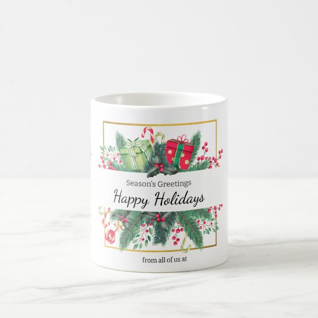 Caneca De Café Cartões de natal Cozy Mug (Centro)